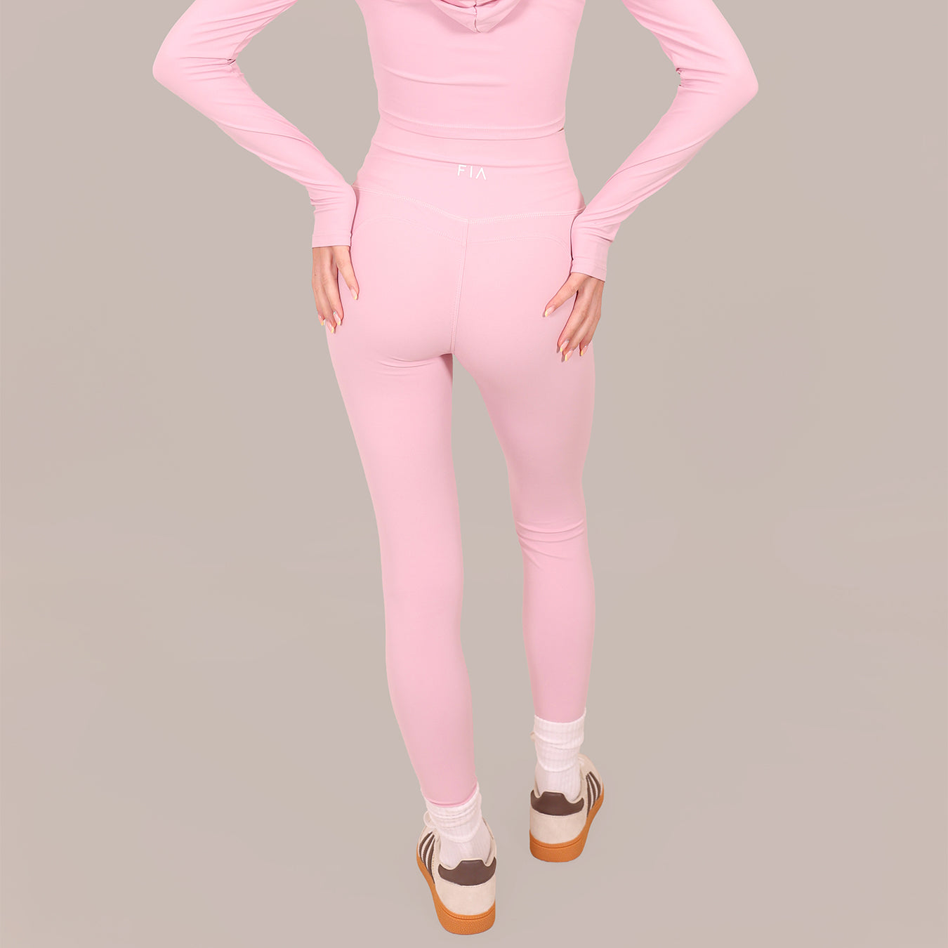 FIA LUNA YOGA LEGGINGS - POWDER PINK