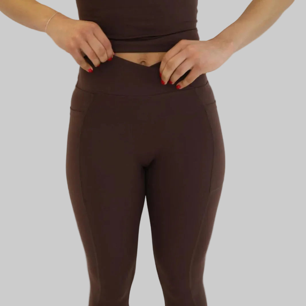 Sculpt Leggings - Brown