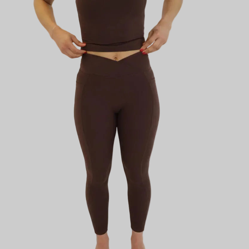 Sculpt Leggings - Brown